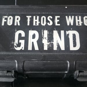 Black 'For Those Who GRIND' Cigar Travel Case